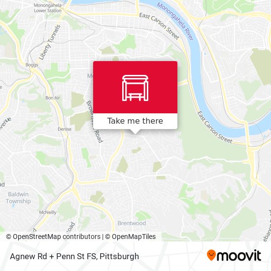 Agnew Rd + Penn St FS map