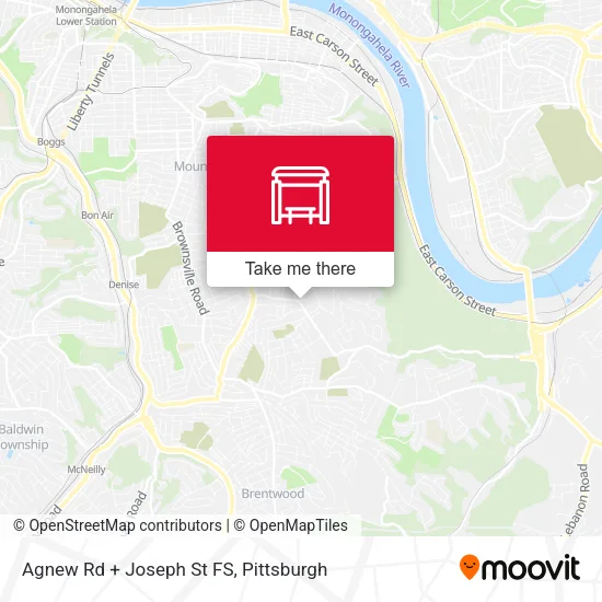 Agnew Rd + Joseph St FS map
