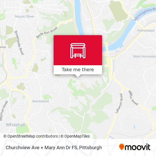 Mapa de Churchview Ave + Mary Ann Dr FS