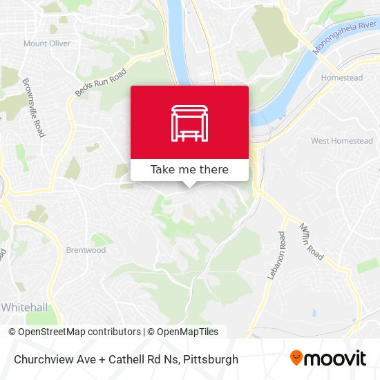 Churchview Ave + Cathell Rd Ns map