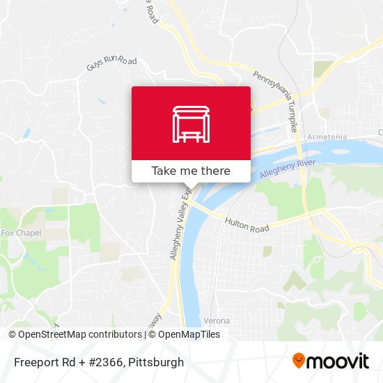 Mapa de Freeport Rd + #2366