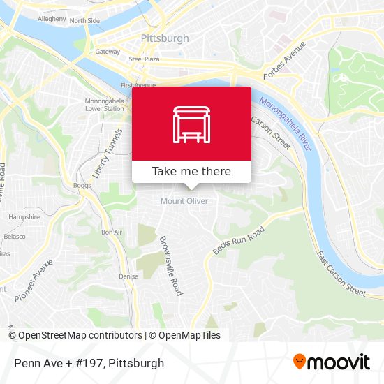 Mapa de Penn Ave + #197