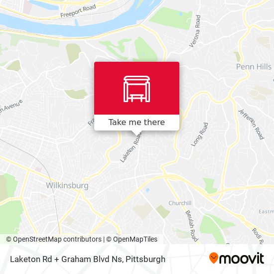 Mapa de Laketon Rd + Graham Blvd Ns