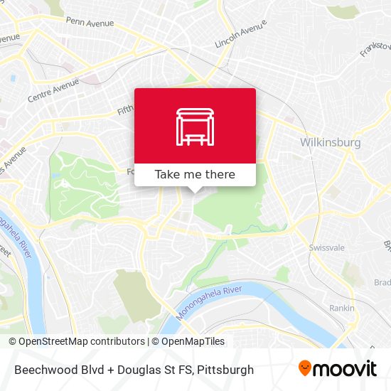 Mapa de Beechwood Blvd + Douglas St FS