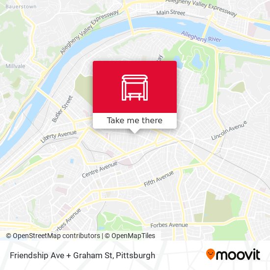 Mapa de Friendship Ave + Graham St