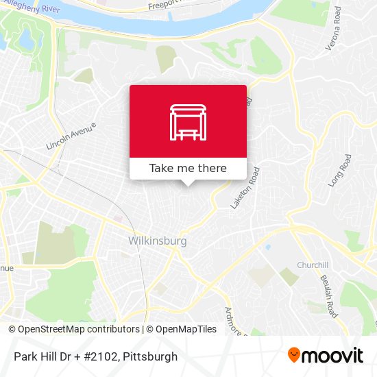 Mapa de Park Hill Dr + #2102