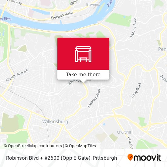 Robinson Blvd + #2600 (Opp E Gate) map