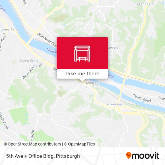 Mapa de 5th Ave + Office Bldg