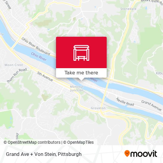 Grand Ave + Von Stein map