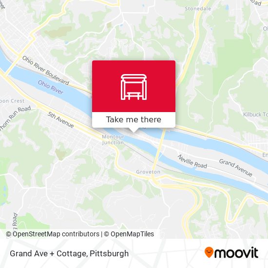 Grand Ave + Cottage map