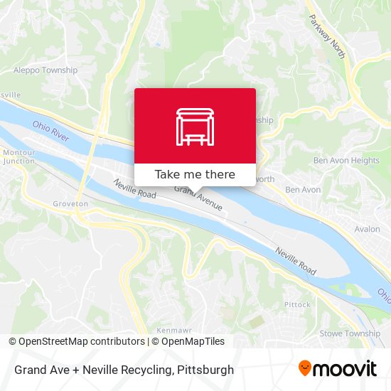 Mapa de Grand Ave + Neville Recycling