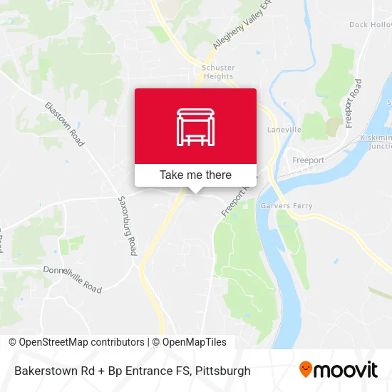 Mapa de Bakerstown Rd + Bp Entrance FS
