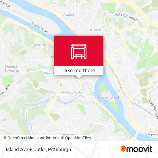 Island Ave + Cutler map