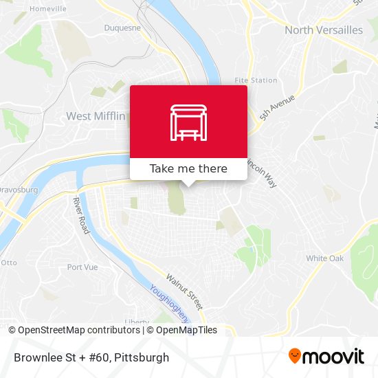 Mapa de Brownlee St + #60