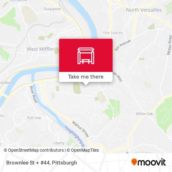 Mapa de Brownlee St + #44