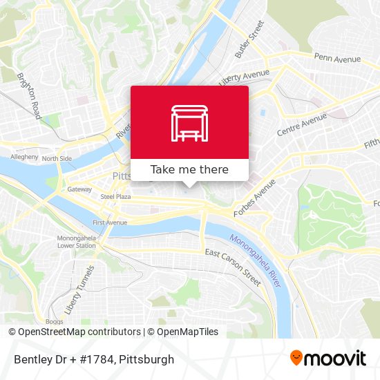 Mapa de Bentley Dr + #1784