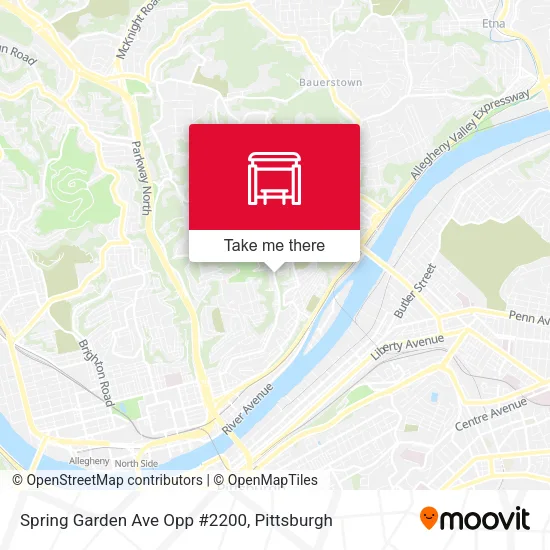 Mapa de Spring Garden Ave Opp #2200