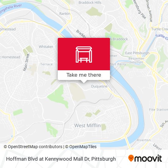 Mapa de Hoffman Blvd at Kennywood Mall Dr