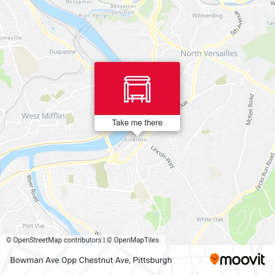 Mapa de Bowman Ave Opp Chestnut Ave