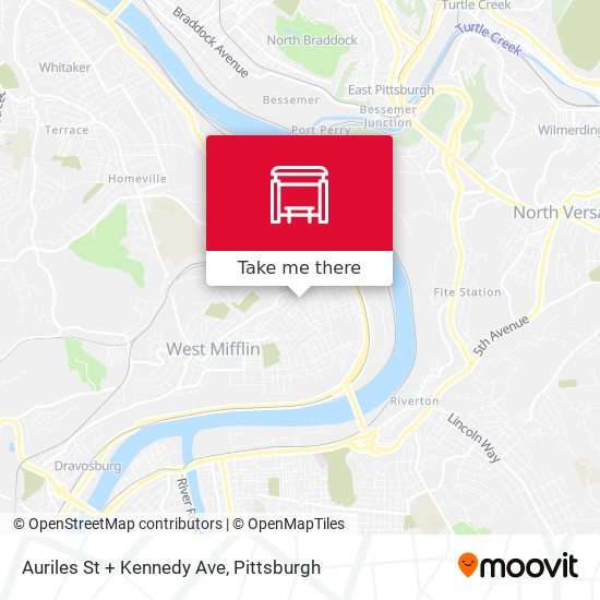 Auriles St + Kennedy Ave map