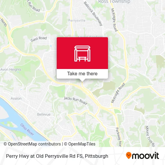 Mapa de Perry Hwy at Old Perrysville Rd FS