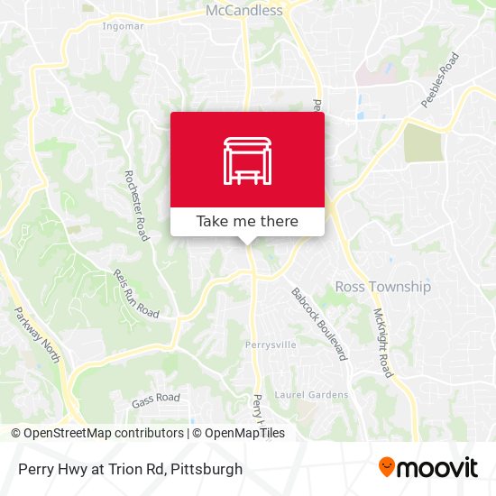 Perry Hwy at Trion Rd map