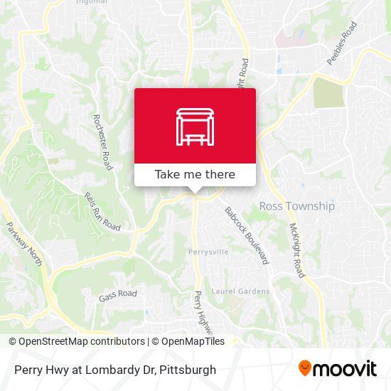 Perry Hwy at Lombardy Dr map
