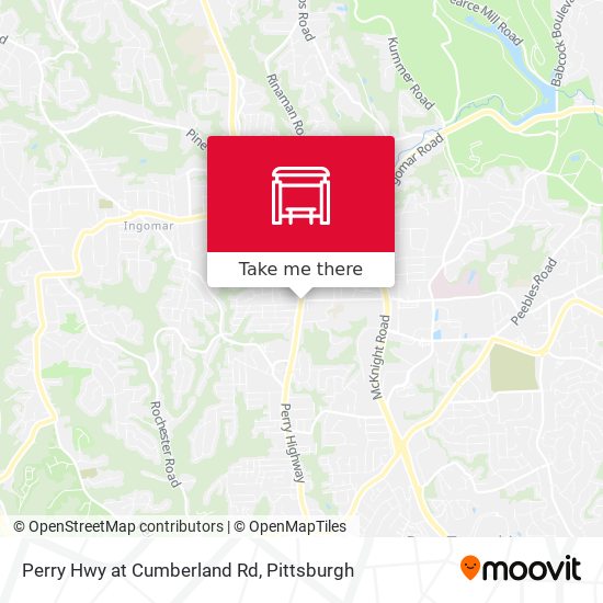 Perry Hwy at Cumberland Rd map