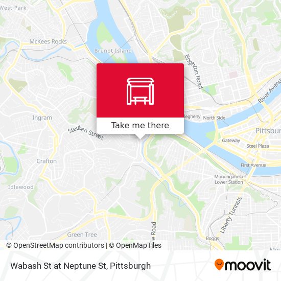 Wabash St at Neptune St map