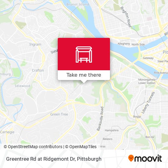 Mapa de Greentree Rd at Ridgemont Dr