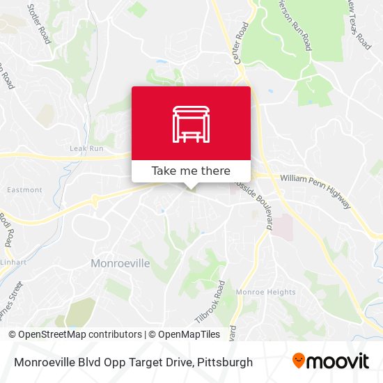 Mapa de Monroeville Blvd Opp Target Drive