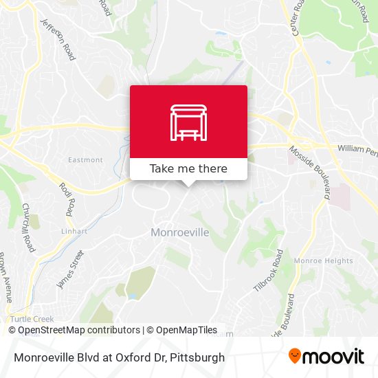 Monroeville Blvd at Oxford Dr map
