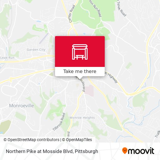 Mapa de Northern Pike at Mosside Blvd