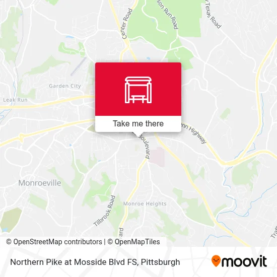 Northern Pike at Mosside Blvd FS map