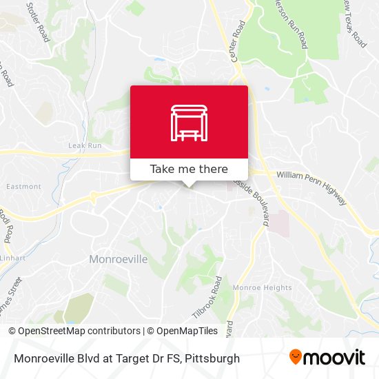 Monroeville Blvd at Target Dr FS map