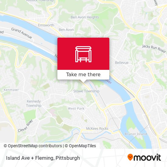 Mapa de Island Ave + Fleming