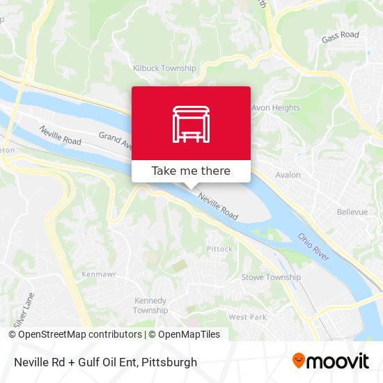 Neville Rd + Gulf Oil Ent map