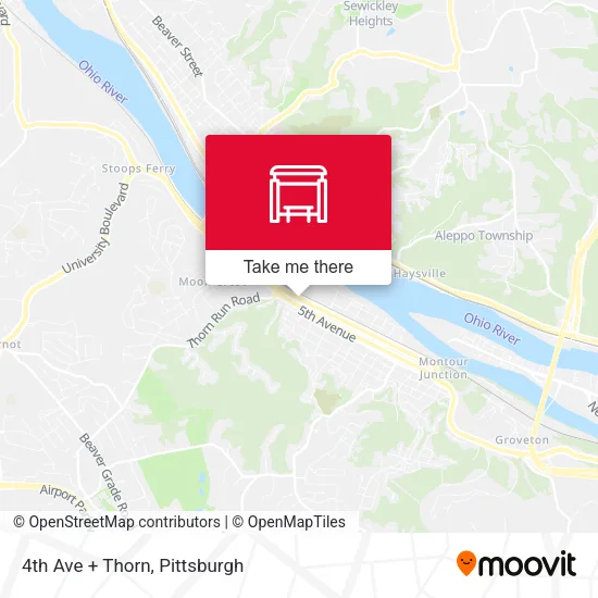 Mapa de 4th Ave + Thorn