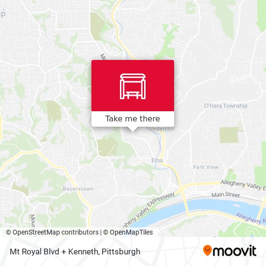 Mapa de Mt Royal Blvd + Kenneth
