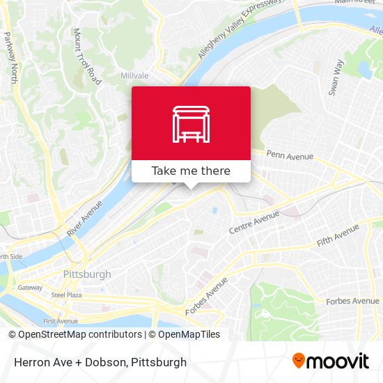 Mapa de Herron Ave + Dobson