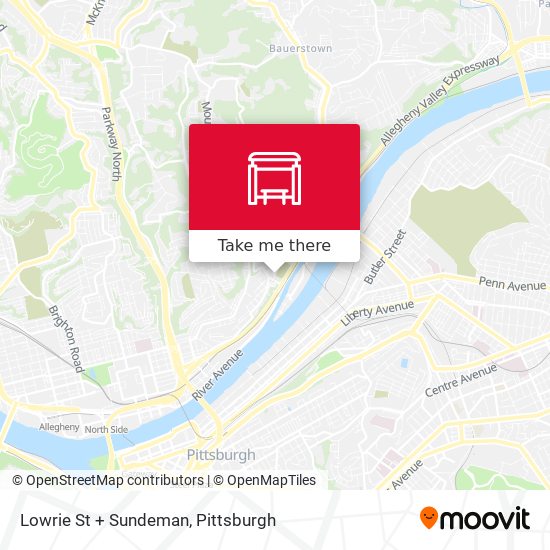 Lowrie St + Sundeman map