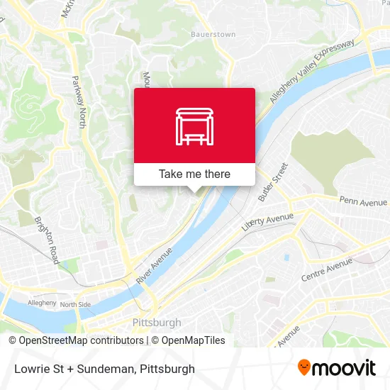 Lowrie St + Sundeman map