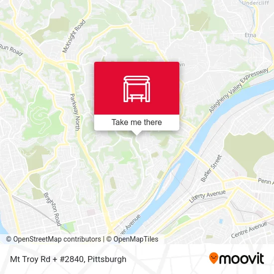 Mapa de Mt Troy Rd + #2840