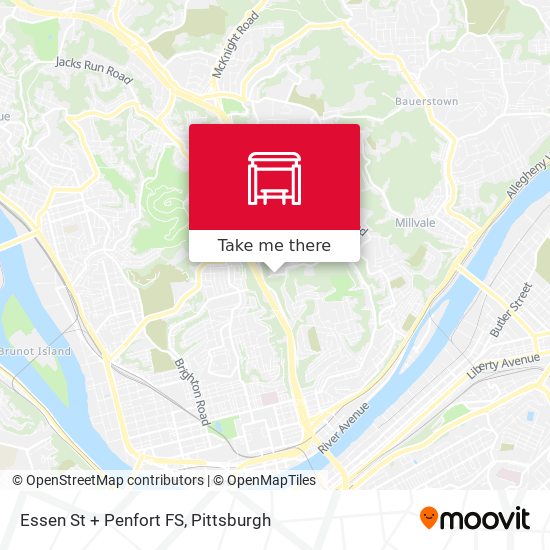 Mapa de Essen St + Penfort FS