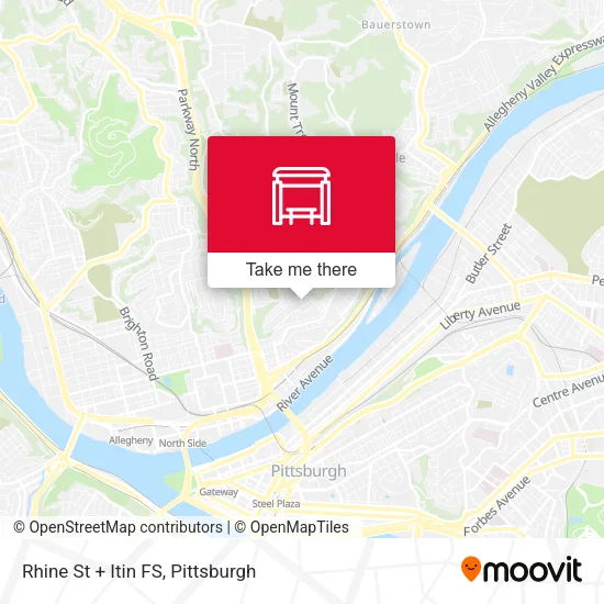 Rhine St + Itin FS map
