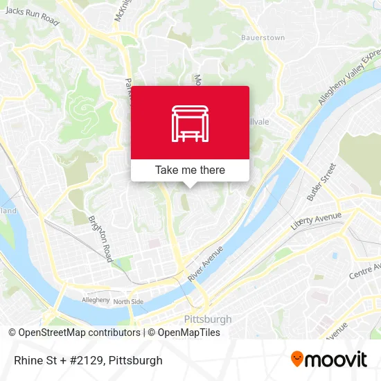 Mapa de Rhine St + #2129