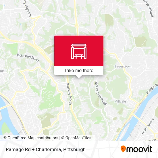 Mapa de Ramage Rd + Charlemma