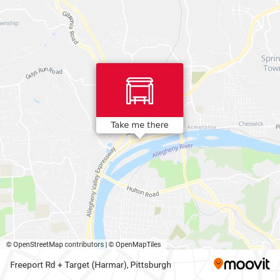 Freeport Rd + Target (Harmar) map