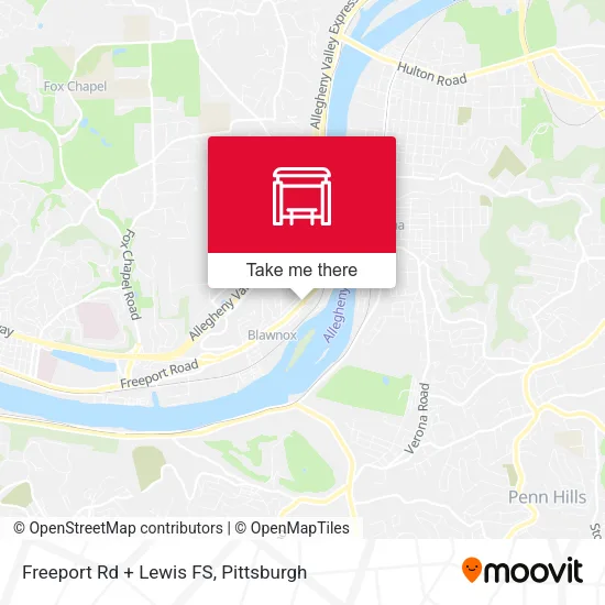 Mapa de Freeport Rd + Lewis FS