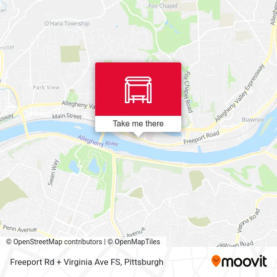 Freeport Rd + Virginia Ave FS map